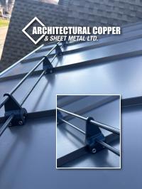 Snow Guard System Install on a Standing Seam Metal Roof – Protecting Gutters and People Below